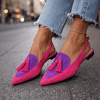 Elly| Sandals with straps and tassels